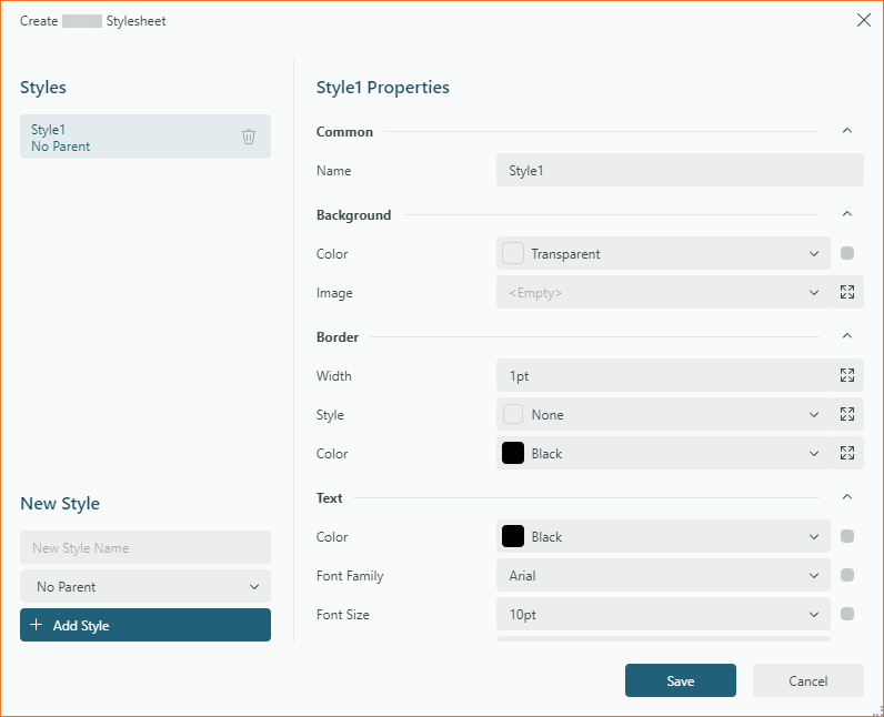 Report Stylesheets